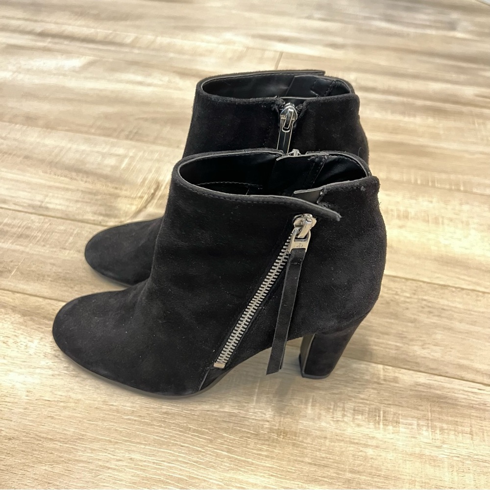 SAM EDELMAN SUEDE HEELED BOOTIES